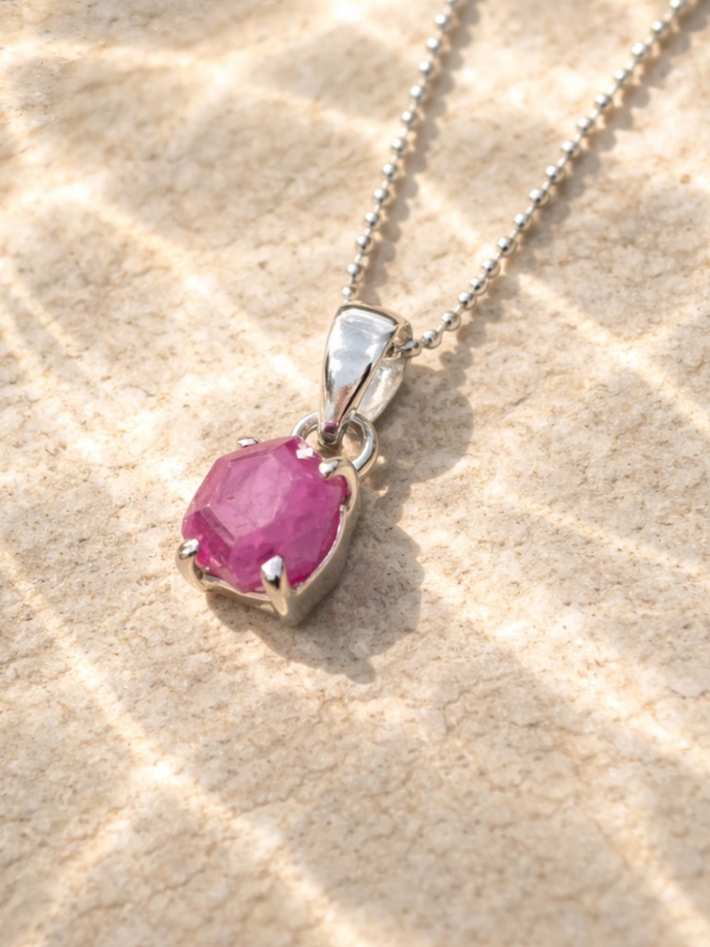 Ruby Stalactite Necklace - Picture 6 of 12